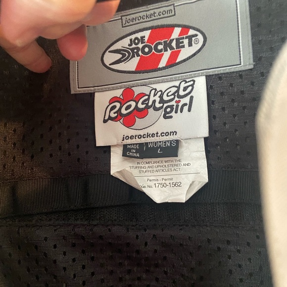 Joe Rocket Rocket Girl Women's Gray Padded Full Zip Motorcycle Jacket Size L - Picture 3 of 12